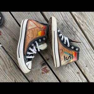 Converse hand tooled